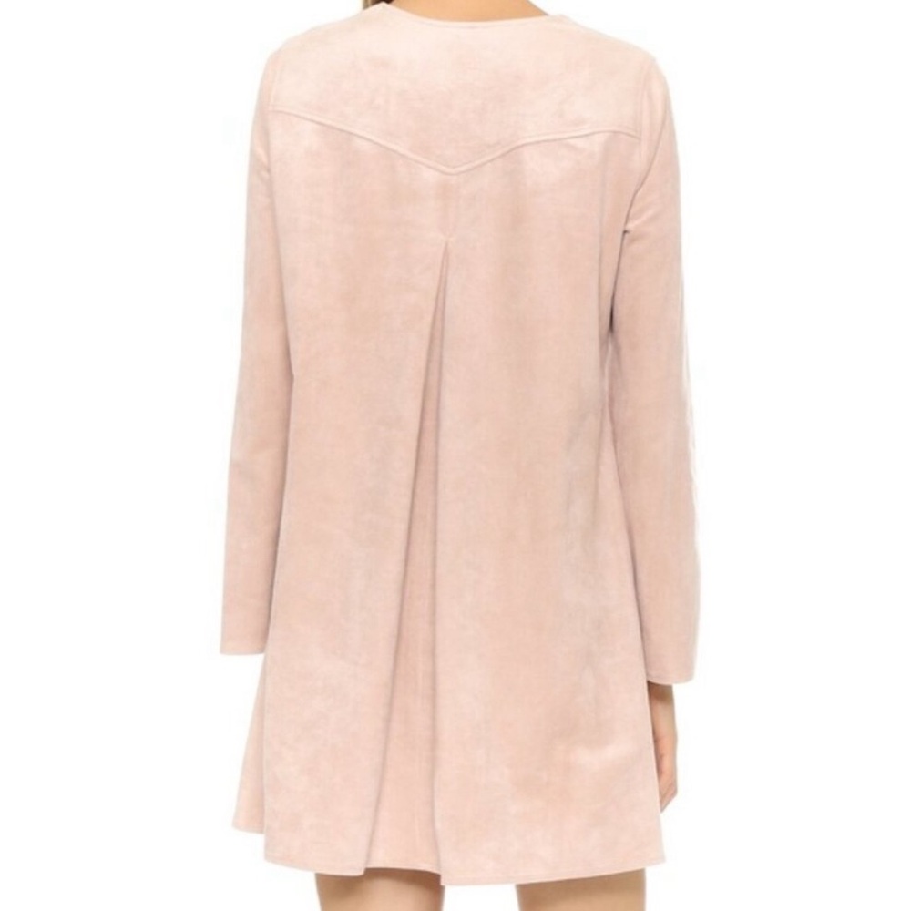 BCBG Maxazria Faux Suede Shift Dress - Picture 3 of 7